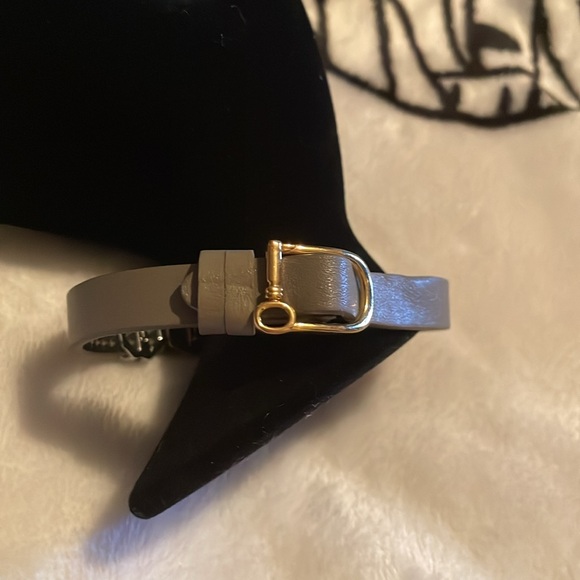 Leather charm bracelet grey - Picture 3 of 4